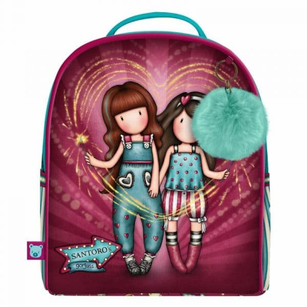 Safta Mochila Escolar Gorjuss Fireworks Mini Grená (20 x 22 x 10 cm)
