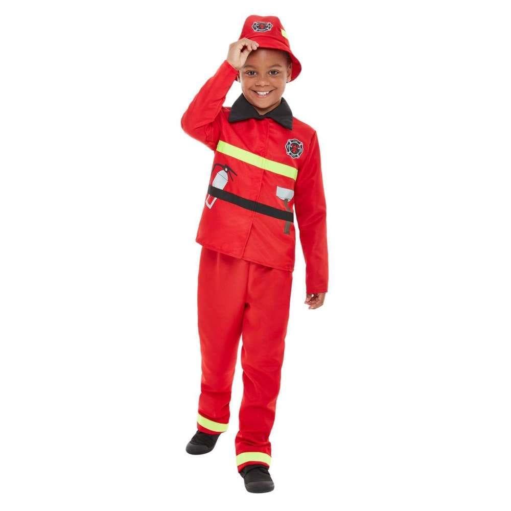 Disfarce Bombeiro Vermelho 7-9 Anos
