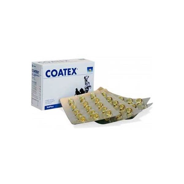VetPlus Coatex Cuidados de Pêlo e Pele Cães e Gatos 60 Cápsulas