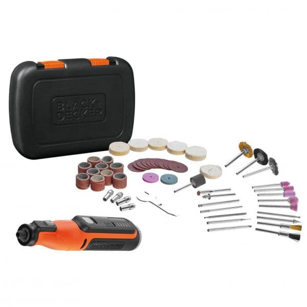 Black + Decker Multiferramentas BCRT81K-XJ 7,2V + 52 Acessórios