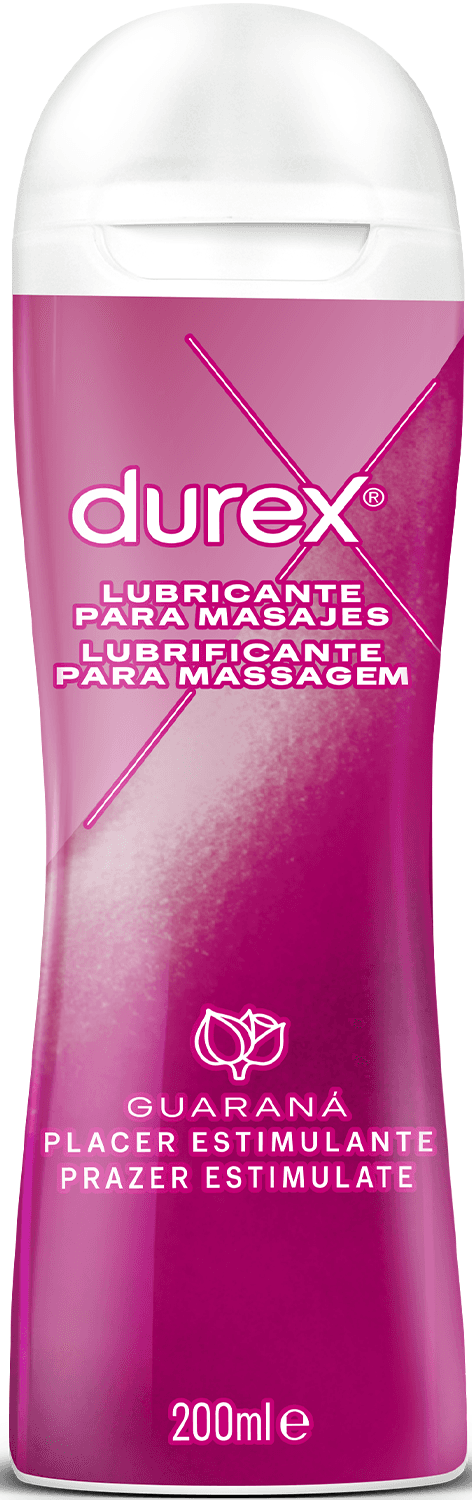 Durex Play Massage 2 em 1 Gel Lubrificante Guaraná 200ml