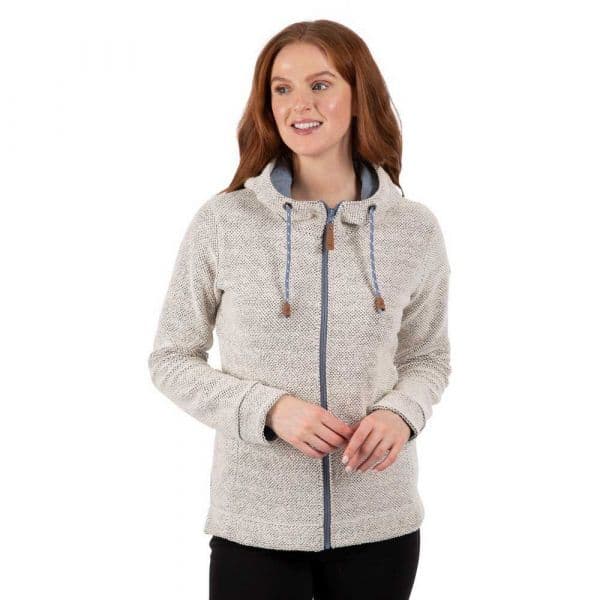 Trespass Ronee Full Zip Sweatshirt Beige S Mulher