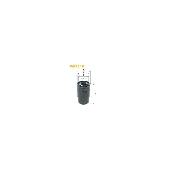 Wix Filters WF8318 - Filtro de combustível - 5050026347509