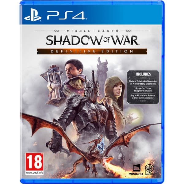 Middle Earth Shadow of War Definitive Edition PS4