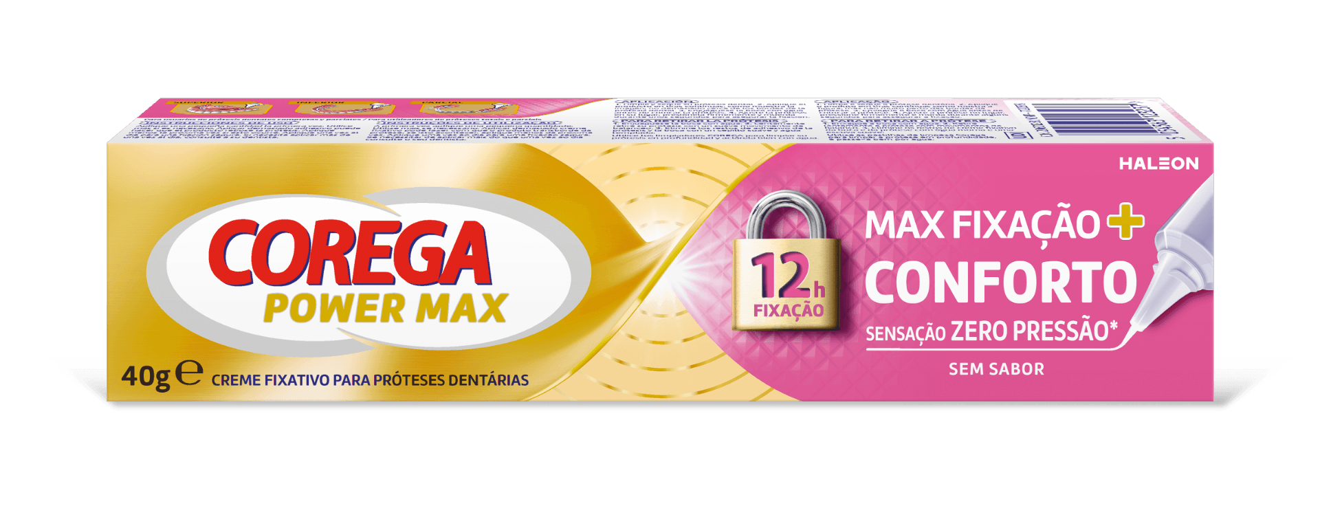 COREGA POWER MAX CREME FIXAÇÃO+CONFORTO 40G | WOWFARMA