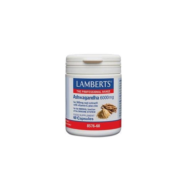 Lamberts Ashwagandha 6000mg 60 Cápsulas