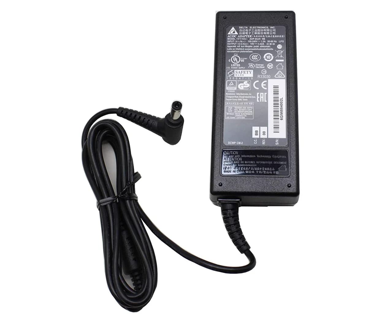 Carregador Delta 19V 65W 3.42A Compatível Toshiba