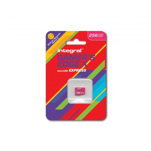 Integral Cartão de Memória Gamer's Edge MicroSD Express Nintendo Switch - 256GB