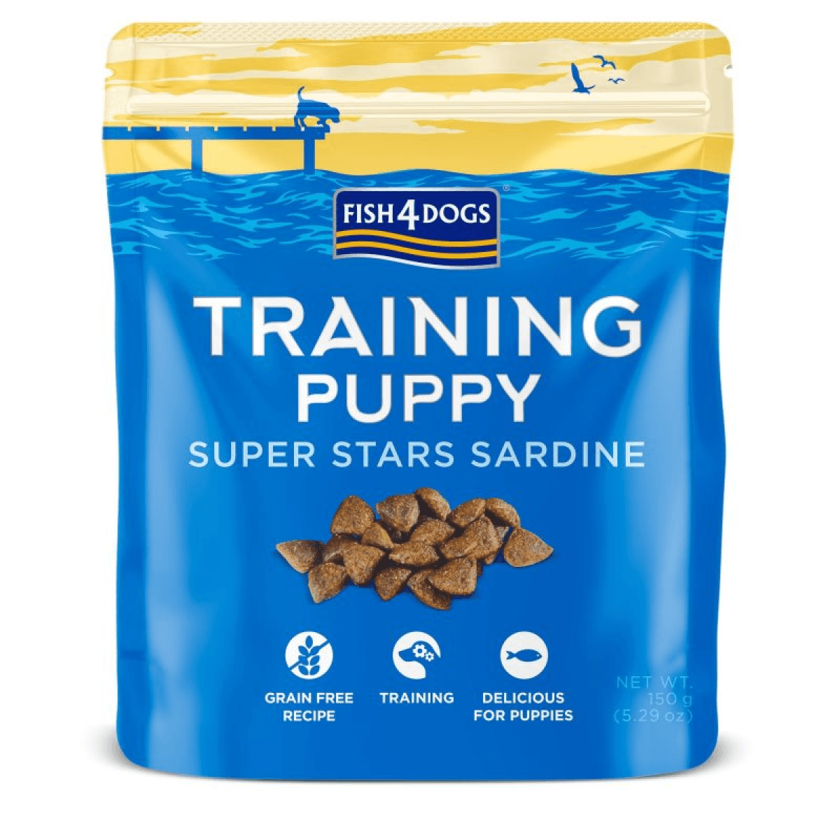 FISH4PETS F4D Training Cachorro Superstars Sardinha 150g