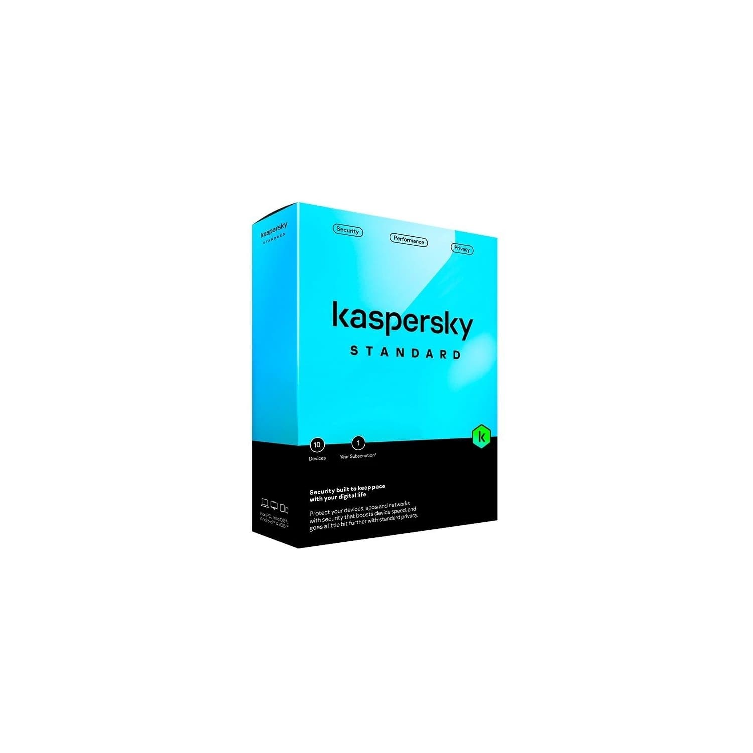 Kaspersky Standard Antivirus 10 Dispositivos 1 Ano Digital