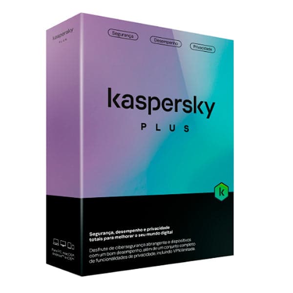 Kaspersky Plus 5 Dispositivo / 1 Ano - KASKL1042S5EFS