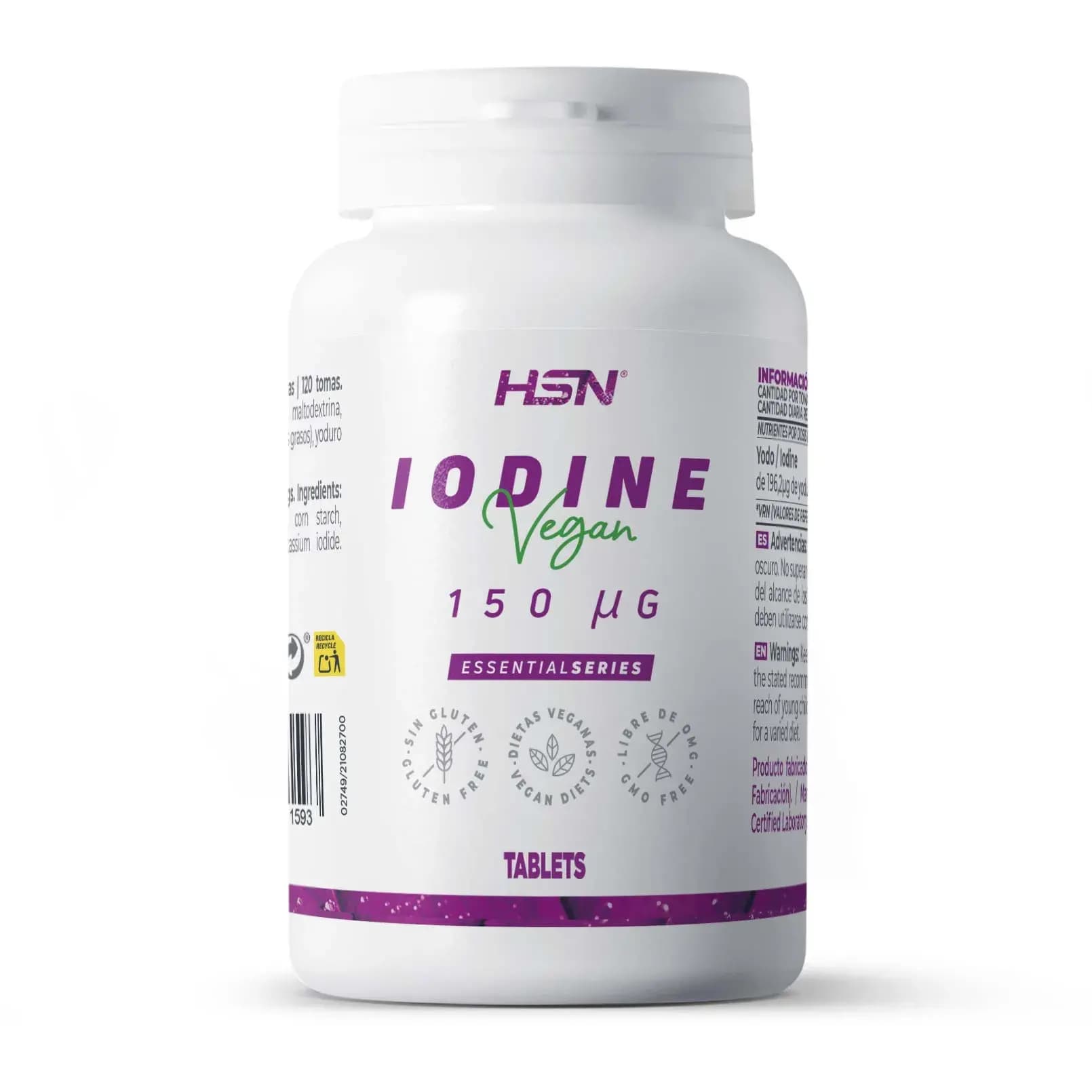 HSN Iodo 150mcg 120 Comprimidos