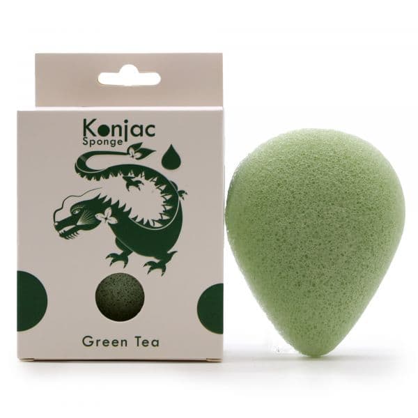 Konjac Esponja Facial Chá Verde Protetora