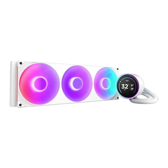 NZXT Kraken Elite 420 RGB V2 Water Cooler All-In-One 420mm Branco