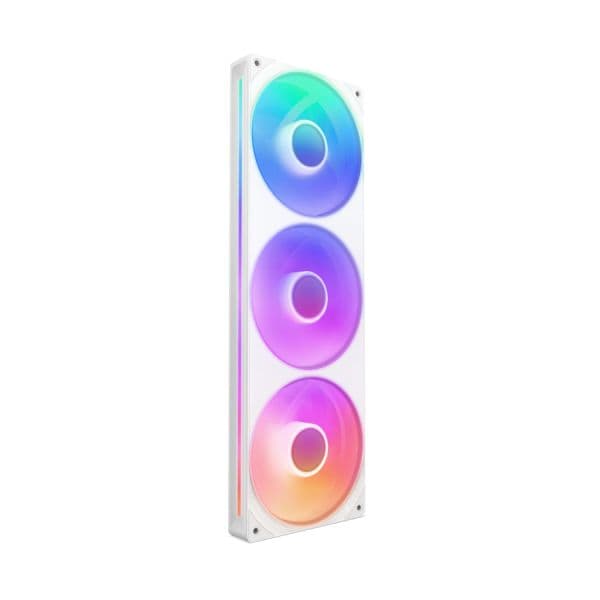 Kit 3x Ventoinha Single-Frame NZXT F360 RGB Core 360mm Wh