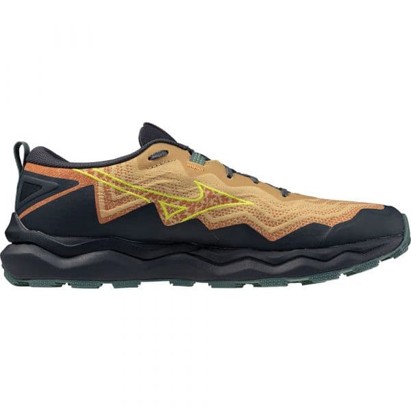 Mizuno Sapatilhas de Trail Running Wave Daichi 9 Sunburn / Fortune Yellow / North Atlantic 42