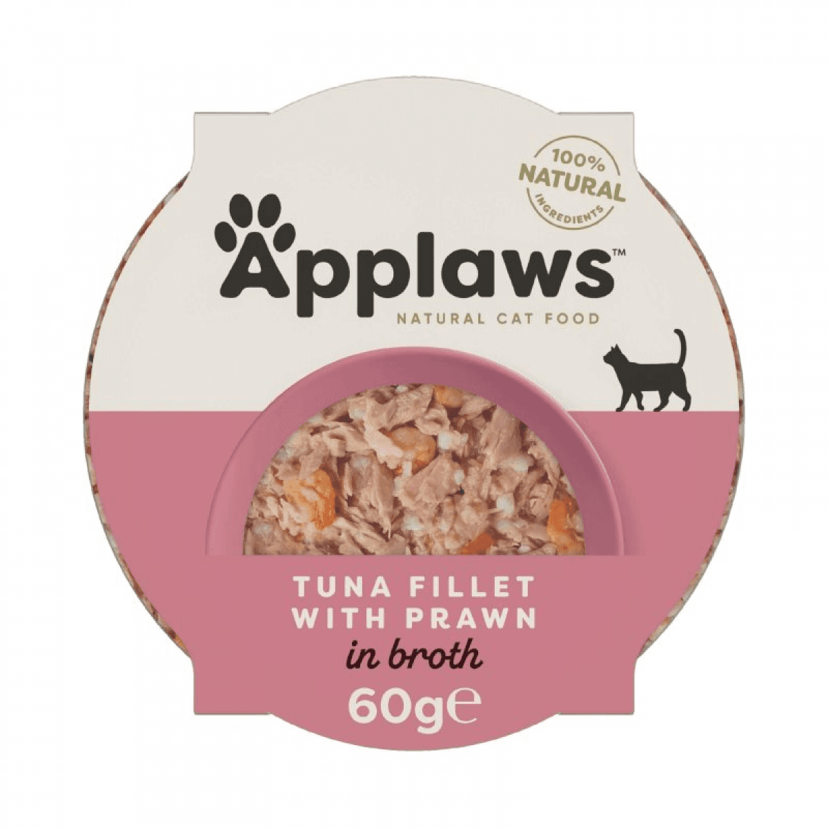 Ração Húmida Applaws Natural Tuna & Shrimp 60g