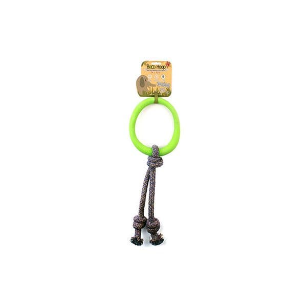 Beco Brinquedo Cão Hoop On a Rope S Verde