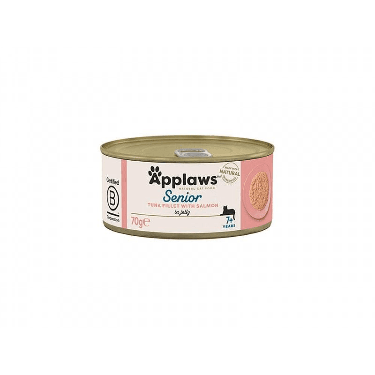 Ração Húmida Applaws Gatos Seniores Atum & Salmão (com Atum & Queijo) 70g