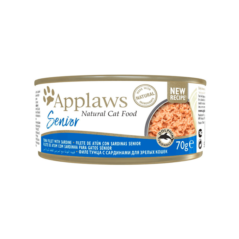 Applaws Lata Gato Senior 70 gr Atún y Sardina