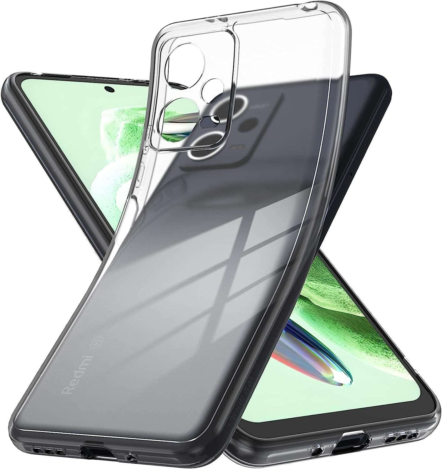 Capa Silicone Transparente Xiaomi Redmi Note 12 5G