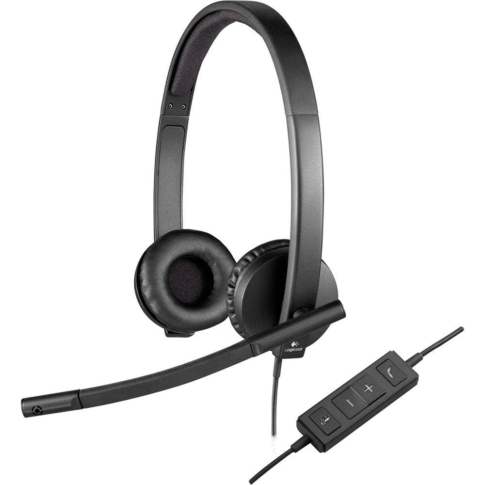 Logitech H570e Usb Headset Black