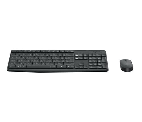 Teclado Logitech MK235 - Conjunto de e Rato - sem Fios - 2.4 Ghz - Alemão 920-007905 - 920-007905