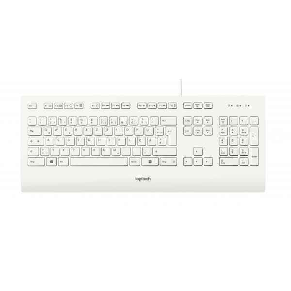 Teclado Logitech K280e Pro QWERTZ Branco