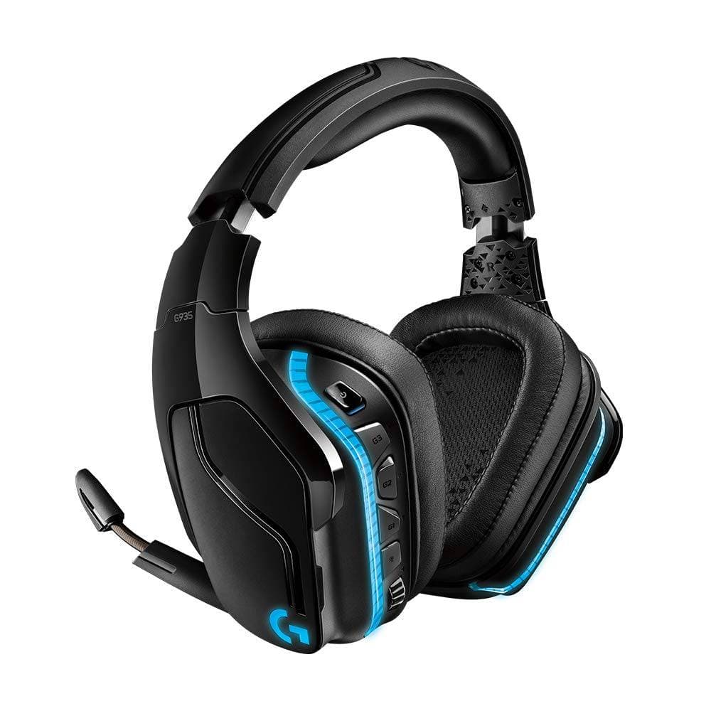 Logitech G935 Wireless 7.1 Surround Lightsync Gaming Black - 981-000744
