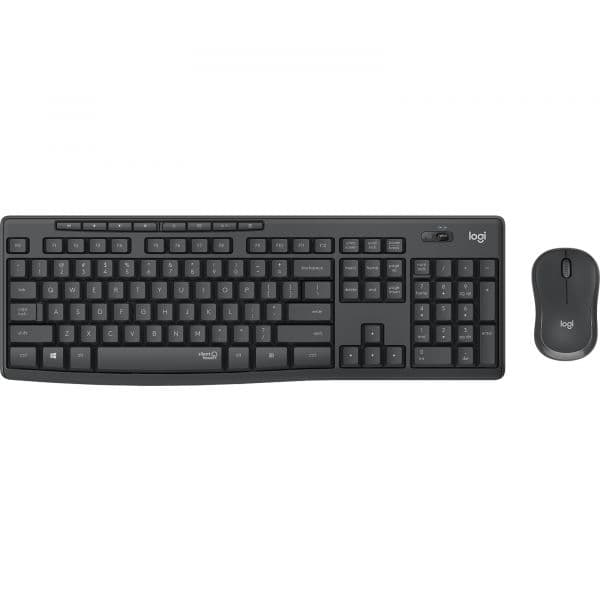Teclado Logitech MK295 Silent Wireless Combo GRAPHITE US - 920-009800