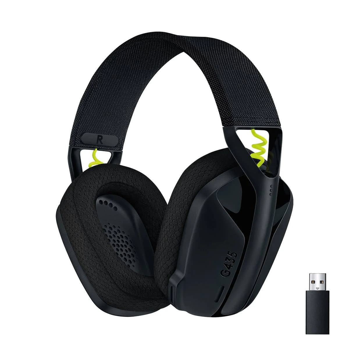 Logitech G435 Lightspeed Gaming Pretos