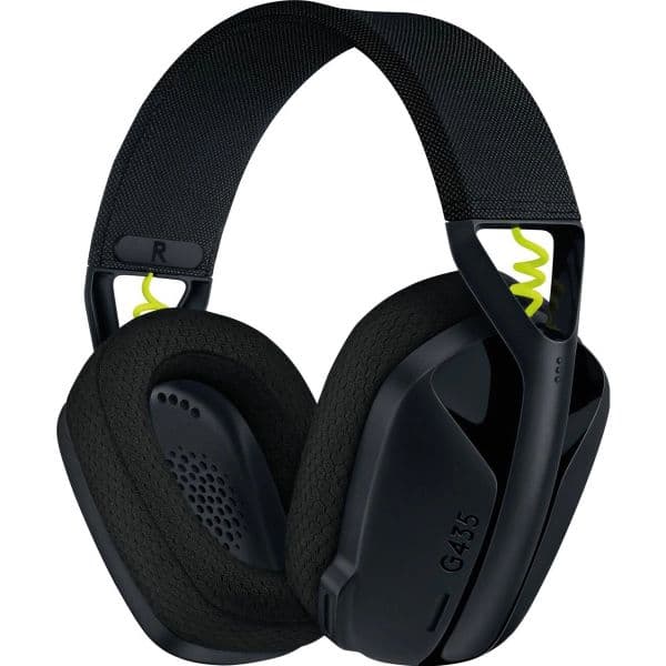 Logitech G435 Lightspeed Gaming Pretos