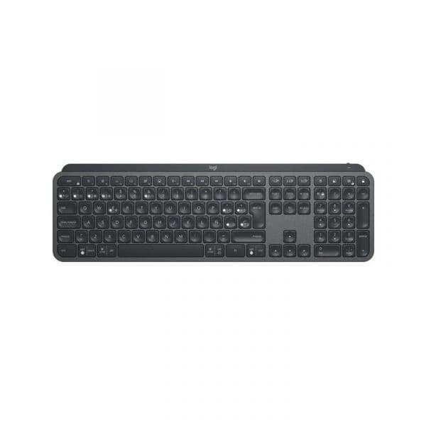 Teclado Logitech Mx Keys For Business Rf Wireless + Bluetooth Espanhol Grafite