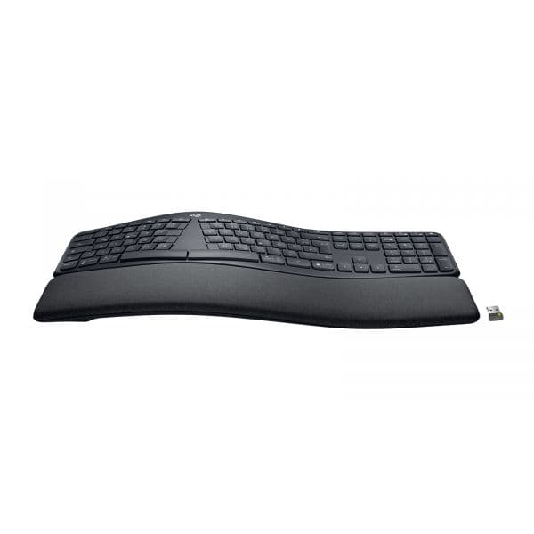 Teclado Logitech Ergo K860 Sem Fios Alemão Graphite/Black