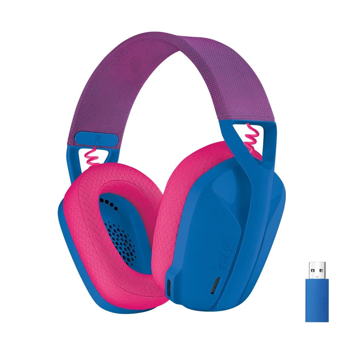 Logitech G435 LightSpeed Wireless/Bluetooth Azul/Rosa/Roxo