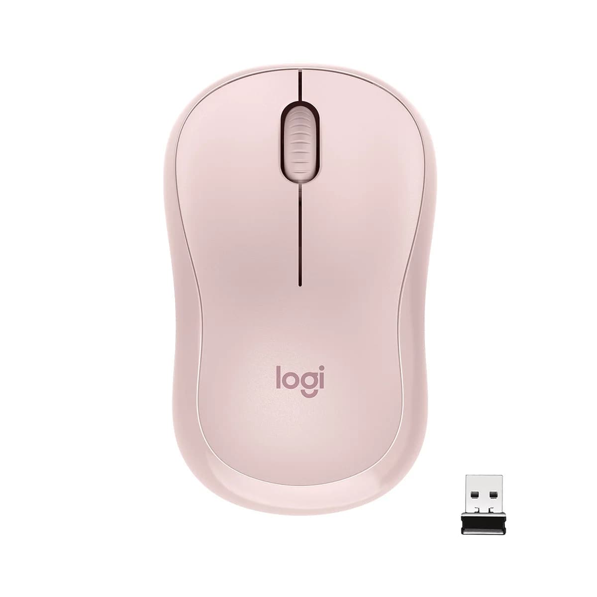 Rato Óptico Logitech M220 Silent Wireless 1000DPI Rosa