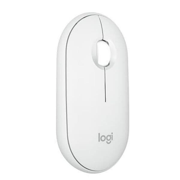 Logitech Pebble Mouse 2 M350s Rato Sem Fios 4000 DPI Branco