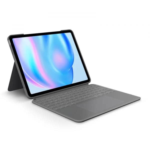 Logitech Capa Teclado Combo Touch para iPad Air 11" e 13" (2024) Smart Connector QWERTZ Oxford Gray
