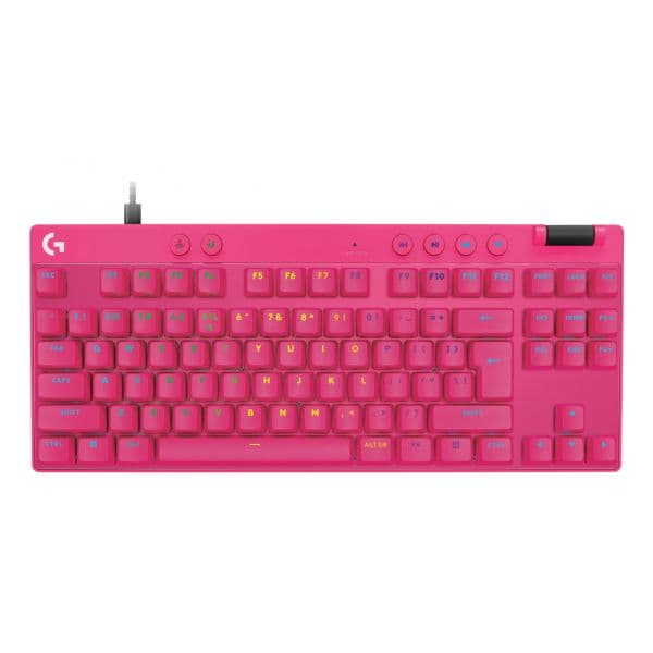 Logitech G PRO X TKL RAPID Analógico Rosa Inglês
