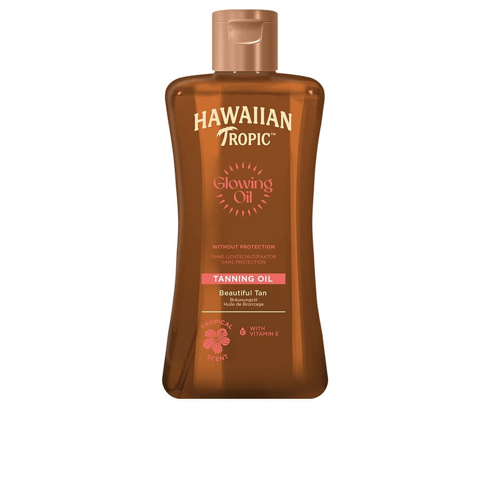 Hawaiian Tropic Óleo Solar Glowing Bronzeador SPF 0 200 ml