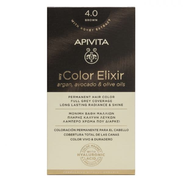 Apivita My Color Elixir Coloração Tom 4,0 Marrom