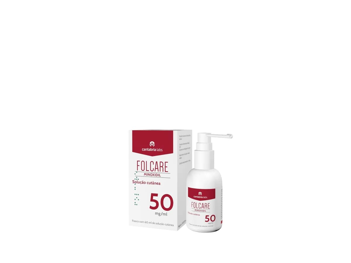 Folcare Minoxidil 50mg/ml - Solução Cutânea (60ml) (MNSRM)