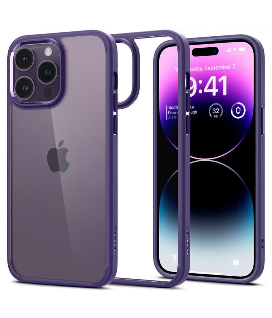 Spigen Capa iPhone 14 Pro Ultra Hybrid Roxo
