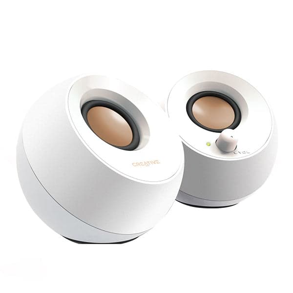 Creative Coluna Pebble 2.0 Usb White - 51MF1680AA001
