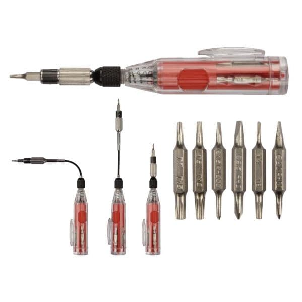 Velleman Conjunto Aparafusadora 2EM1 com Haste Extensível e Flexível - VTBT23