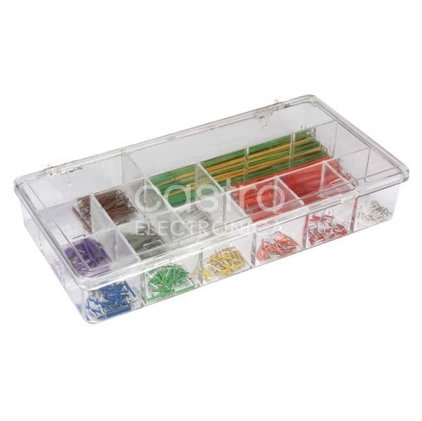 Velleman Conjunto de Fios Jumper Tamanhos Diversos 350pcs WJW350