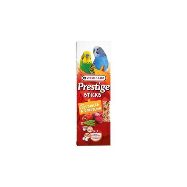 Versele Laga Prestige Sticks para Periquitos com Vegetais & Dente de Leão e Mel 2 x 30gr