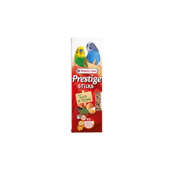 Versele Laga Prestige Sticks Ovo e Tomilho Periquitos 2x30g