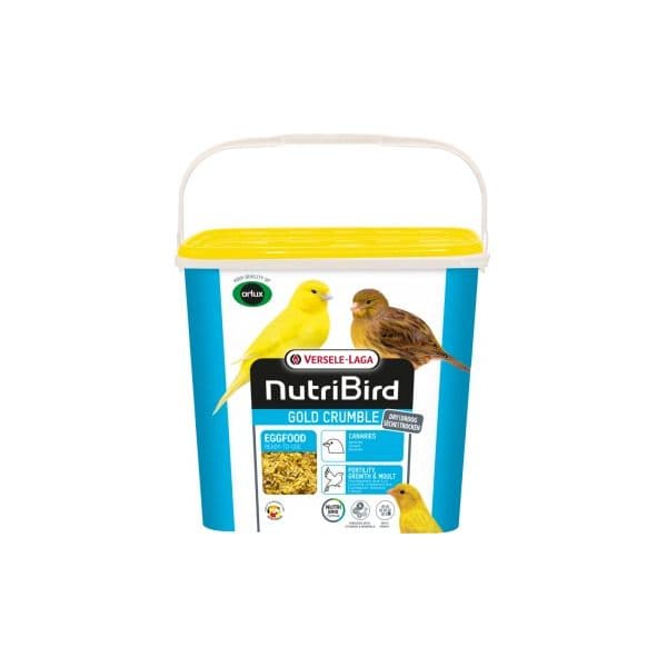 Versele Laga Nutribird Gold Crumble Papa Seca Amarela Canários 4kg