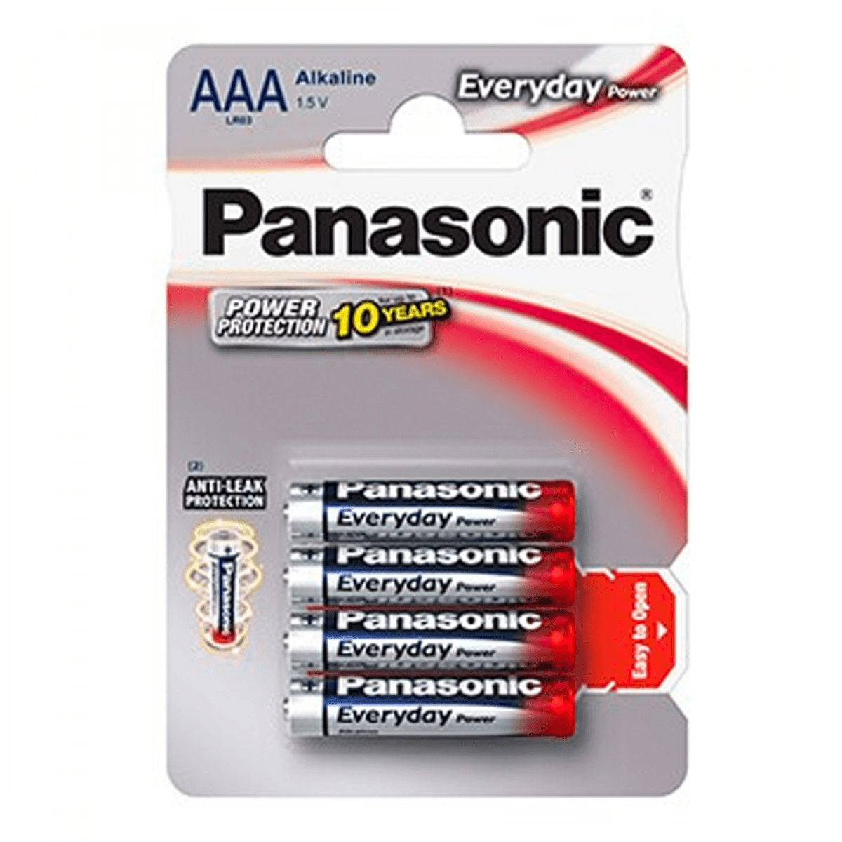 Panasonic Pack 4 Pilhas Alcalinas AAA Everyday Power 1,5V